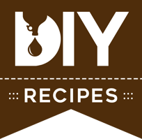 DIY RECIPES-BrownRibbon-WhiteText